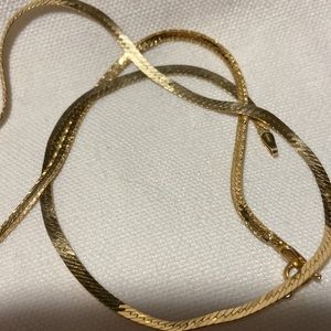 18 inches 14k gold chain ( not plated ) solid gold